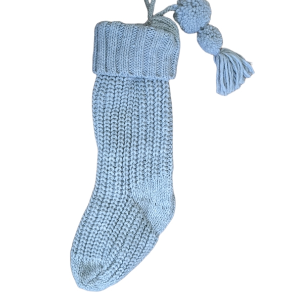 Nordstrom Rack Cuffed Knit Stocking Gray NWT - Picture 3 of 3